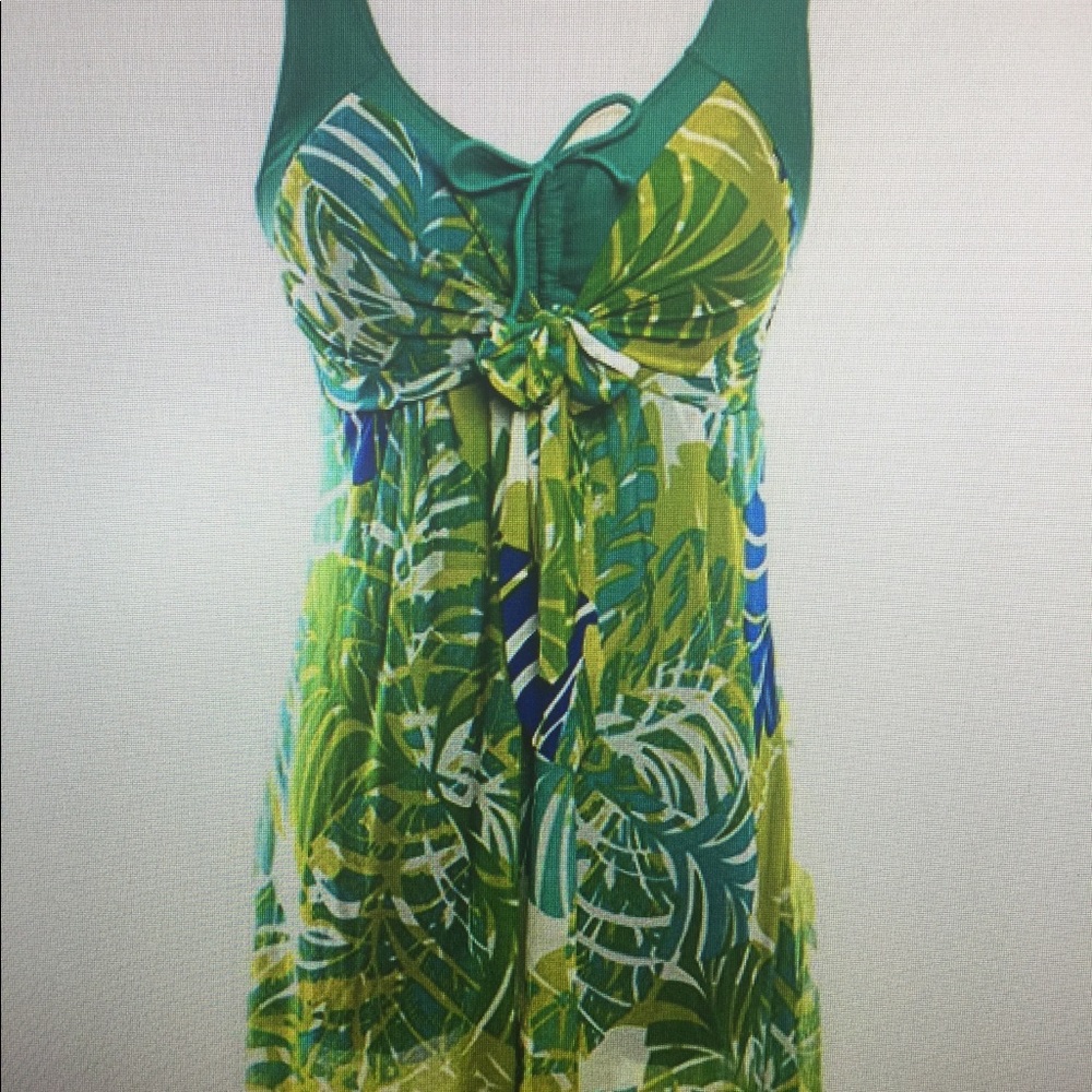 Swimdress plus size floral print